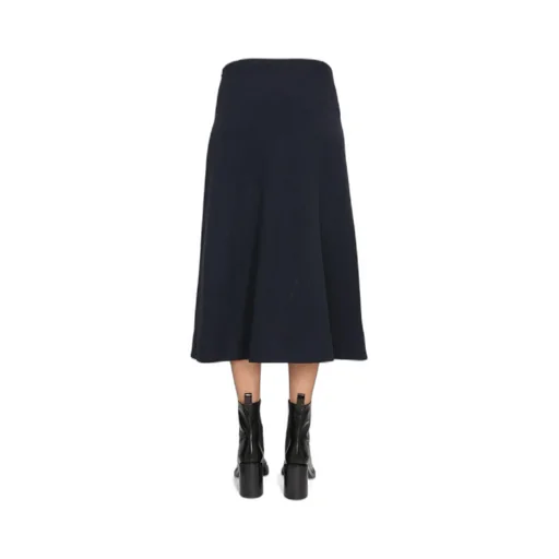 High-Waisted Flared Skirt