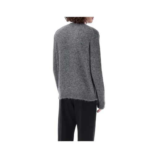 Crewneck Ribbed Hem Jumper