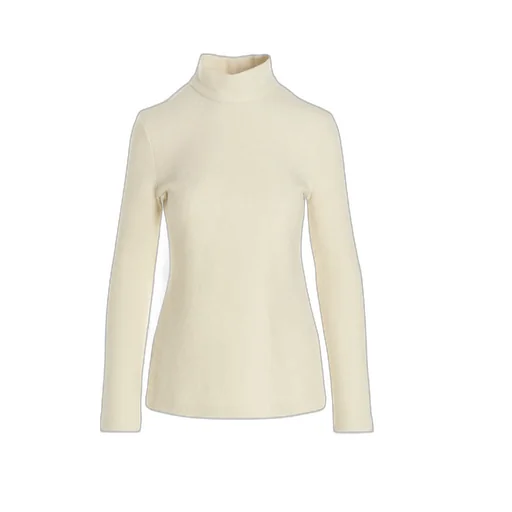 High-Neck Keyhole Jumper