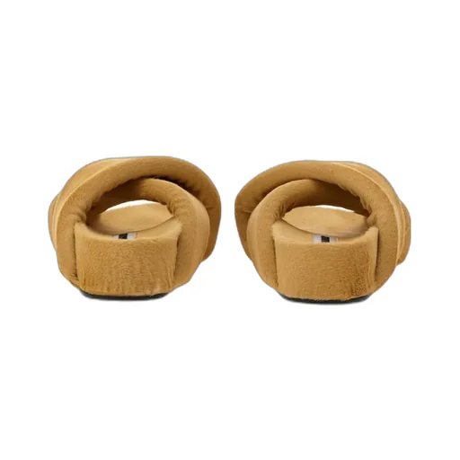 Crossover-Strap Open-Toe Sandals