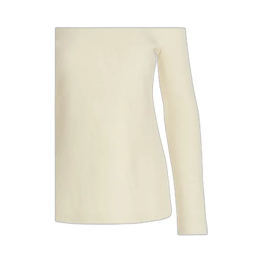 High-Neck Keyhole Jumper