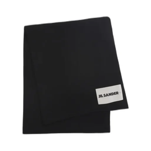 Cashmere Logo-Patch Scarf