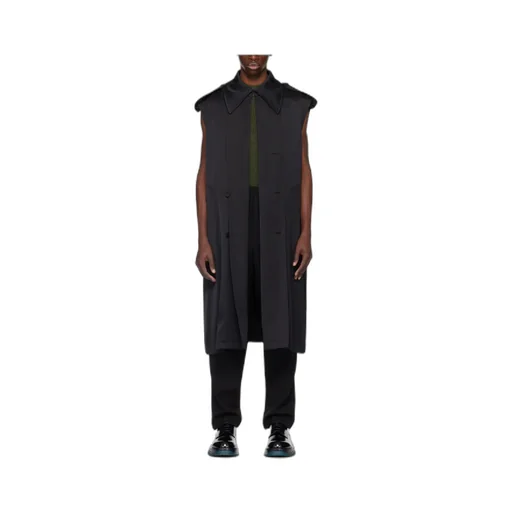 Belted Long Gilet