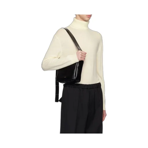 Roll-Neck Long-Sleeved Knitted Sweater