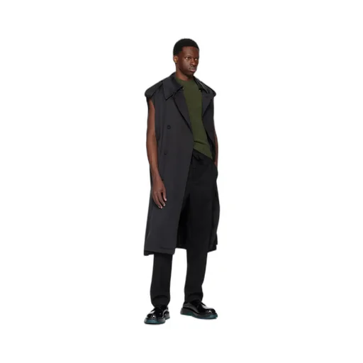 Belted Long Gilet