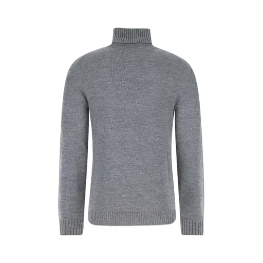 Roll-Neck Long-Sleeved Knitted Sweater
