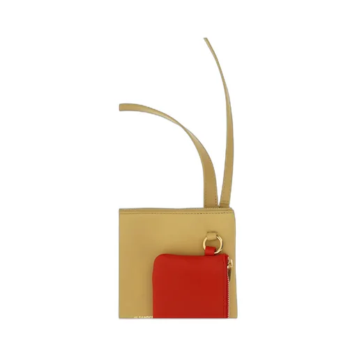 Logo-Printed Zipped Crossbody Bag