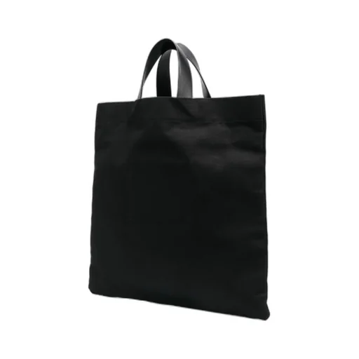 Logo Printed Top Handle Bag