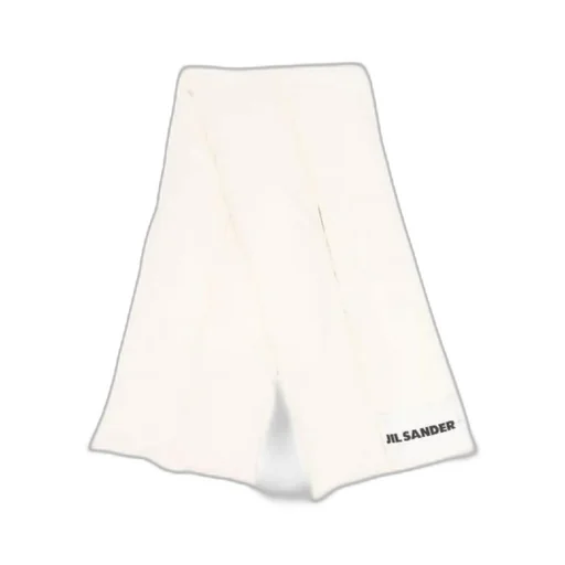 Logo Patch Wraparound Padded Scarf