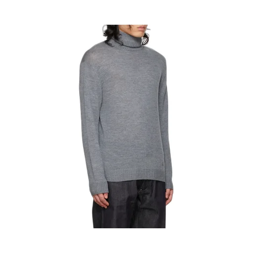 Roll-Neck Long-Sleeved Knitted Sweater