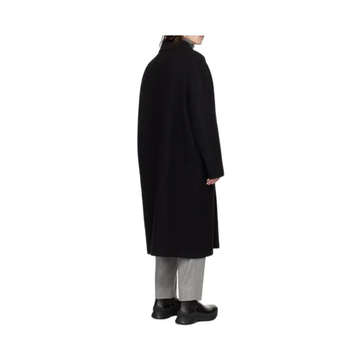 Double-Breasted Long-Sleeved Coat
