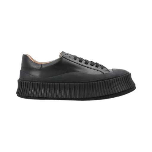 Round-Toe Low-Top Sneakers
