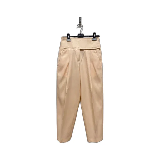Pleated High-Waisted Trousers