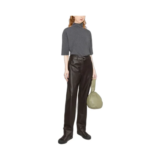 Turtleneck Short-Sleeved Top