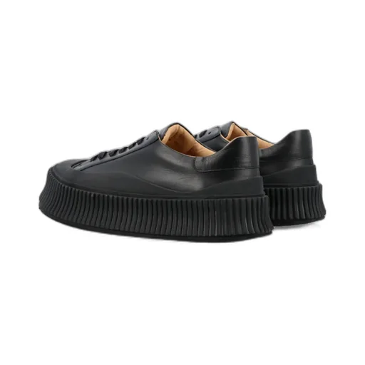 Round-Toe Low-Top Sneakers