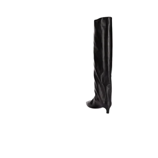 Knee-High Pointed Toe Boots