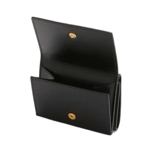 Logo Detailed Tri-Fold Wallet