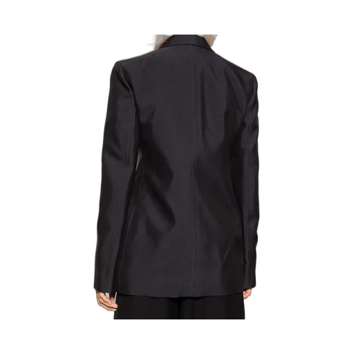 Long-Sleeved Single-Breasted Blazer