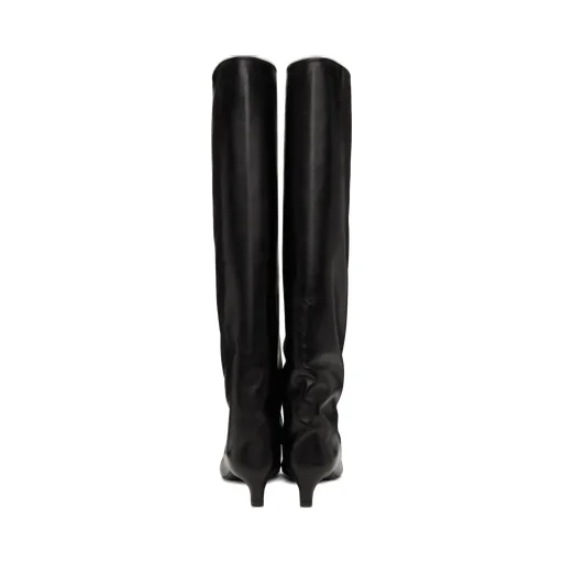 Knee-High Pointed Toe Boots