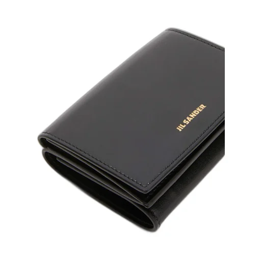 Logo Detailed Tri-Fold Wallet