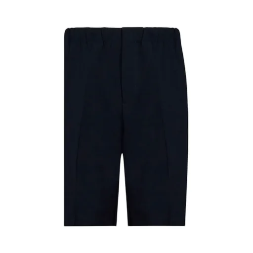 Pleated Straight-Leg Tailored Trousers