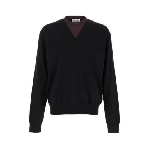 Double Neck Knitted Jumper