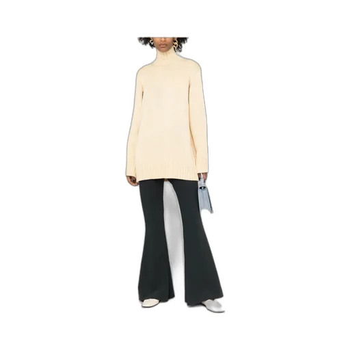Turtleneck Ribbed Knit Jumper