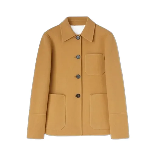 Single-Breasted Buttoned Overshirt