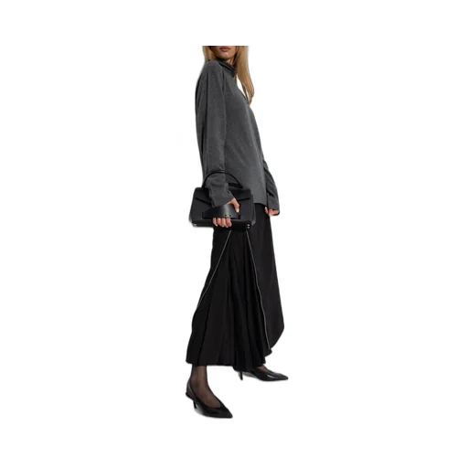 Long-Sleeved Turtleneck Knitted Jumper