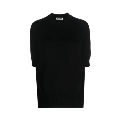 Short-Sleeved Knitted Top