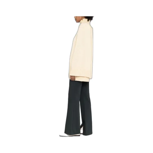 Turtleneck Ribbed Knit Jumper