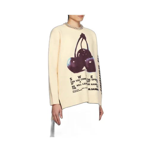Cherry Printed Knit Jumper
