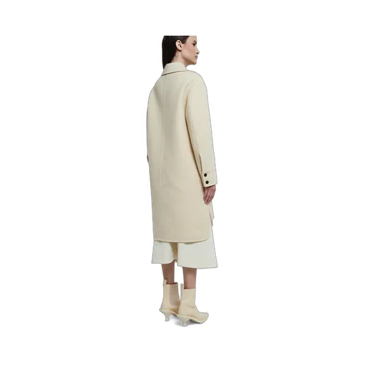 Single-Breasted Oversized Coat