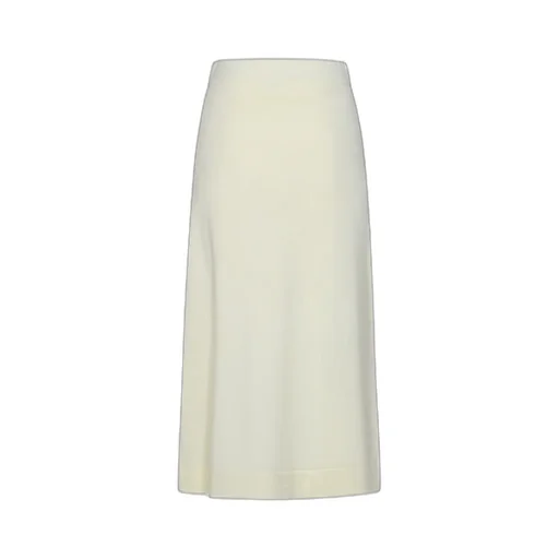 Layered Effect Knitted Midi Skirt