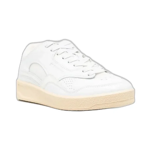 Round Toe Lace-Up Sneakers