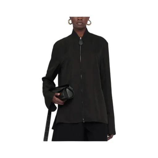 Long Sleeved Zipped Shirt
