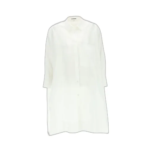 Long-Sleeved A-Line Shirt Dress