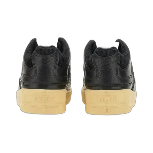 Round-Toe Lace-Up Sneakers