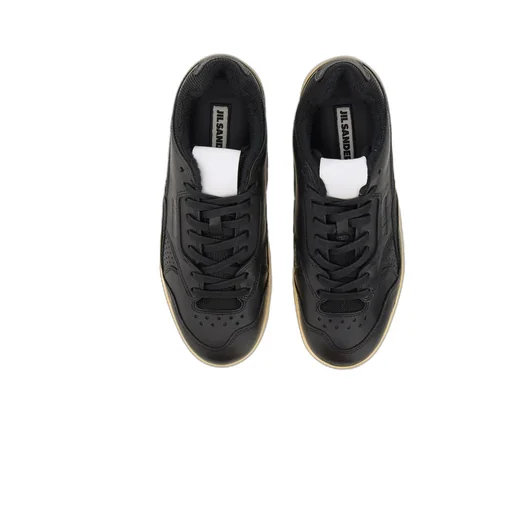 Round-Toe Lace-Up Sneakers