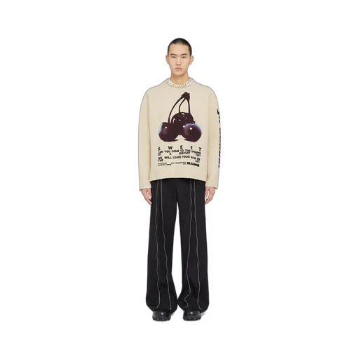 Cherry Printed Knit Jumper