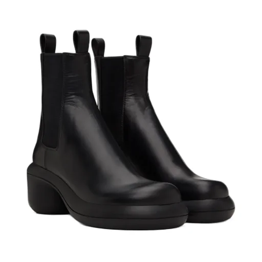 Round-Toe Ankle Boots