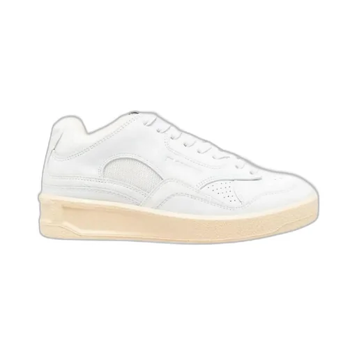 Round Toe Lace-Up Sneakers