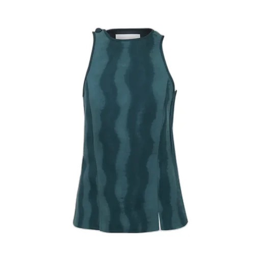 Abstract Print Sleeveless Top