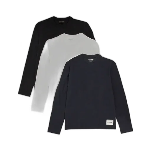 Pack-Of-Three Long-Sleeved T-Shirt