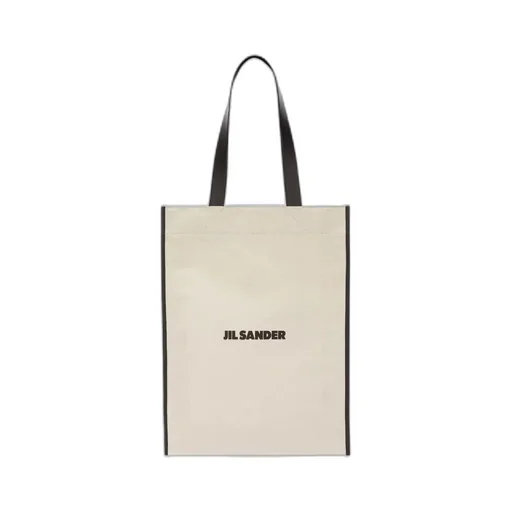 Logo Printed Medium Tote Bag