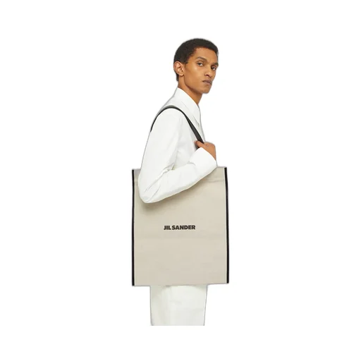 Logo Printed Medium Tote Bag