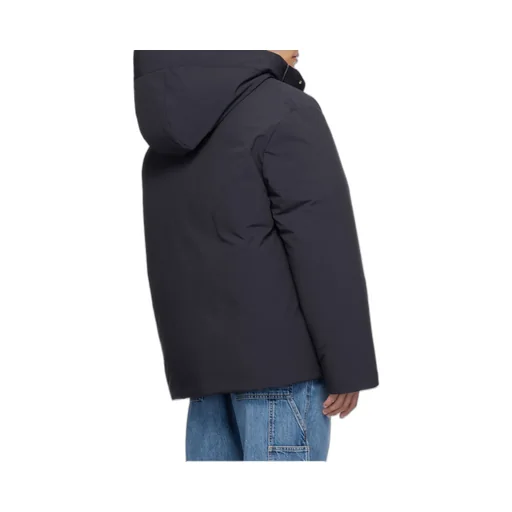 Zip-Up Long-Sleeved Hooded Coat