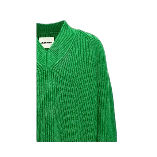 V-Neck Knitted Oversized Jumper