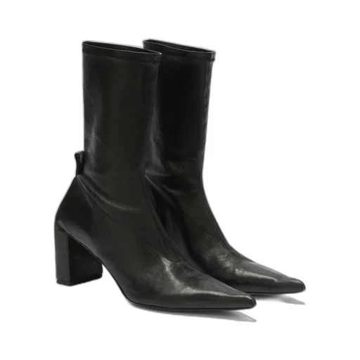 Pointed-Toe Ankle Boots