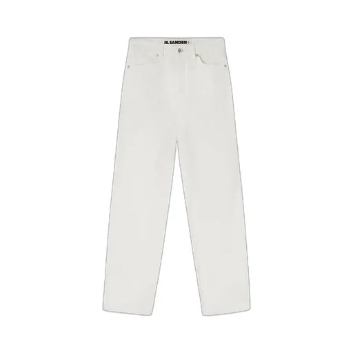 Button Detailed Straight Leg Jeans